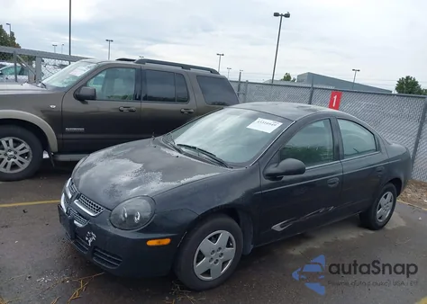 2005 Dodge Neon Se z USA, uszkodzony, nr VIN 1B3ES26C65D239602